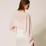 Capa Cropped em tecido Crepe | TWINSET