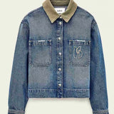 Casaco de Ganga Vigilio em Azul Claro | Ba&sh