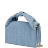 Mala mão Love Moschino jeans com logo metálico