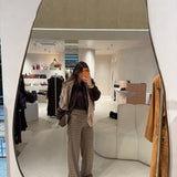 Bomber Castanho em Pêlo Sintético Tricotado | Liu Jo