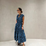 Vestido midi Scotch & Soda com estampado geométrico