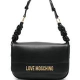 Mala de mão Love Moschino com alça entrançada