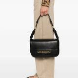 Mala de mão Love Moschino com alça entrançada