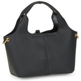 Mala de mão em preto com logo metálico | Love Moschino