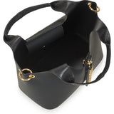 Mala de mão em preto com logo metálico | Love Moschino