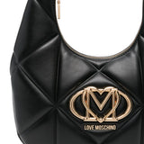 Mala de mão Love Moschino acolchoada em preto