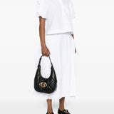 Mala de mão Love Moschino acolchoada em preto