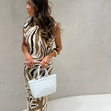 Vestido Sorrento em bege