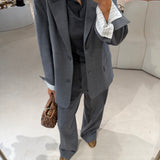 Malha cinza Fabienne | Liviana Conti