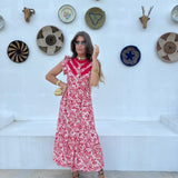 Vestido Salamaca em vermelho