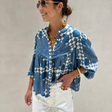 Jeans wide leg Scotch & Soda brancas