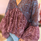 Blusa SCOTCH & SODA com estampado étnico