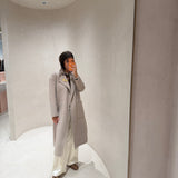 Casaco em Fazenda de Lã com Cinto Bege | Liu Jo