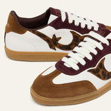 Sapatilhas “Crew Leopard” em Pele | Ba&sh