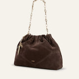 Clutch June em Camurça Castanha | Ba&sh