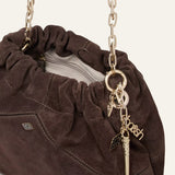 Clutch June em Camurça Castanha | Ba&sh