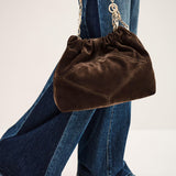 Clutch June em Camurça Castanha | Ba&sh