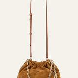 Clutch June em Camurça Camel | Ba&sh