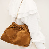 Clutch June em Camurça Camel | Ba&sh