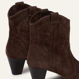 Botas Casey Castanhas com Detalhe Arabesco | BA&SH