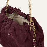 Mala Tote June Bordeaux em Camurça | BA&SH