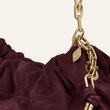 Mala Tote June Bordeaux em Camurça | BA&SH