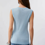 Top de Malha fina Azul | LIU JO