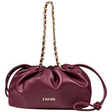 Mala de Ombro bordeaux com fecho de cordão small | Liu Jo