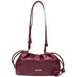 Mala de Ombro bordeaux com fecho de cordão small | Liu Jo
