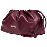 Mala de Ombro bordeaux com fecho de cordão small | Liu Jo