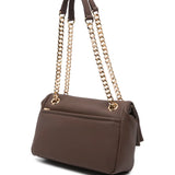 Mala de Ombro Envelope Big Castanho | Love Moschino
