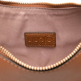 Mala de Ombro Logotipada em Camel | Liu jo