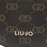 Mala de Ombro Logotipada em Camel | Liu jo
