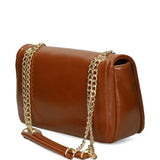 Mala Camel de Ombro com logo em tachas | Love Moschino