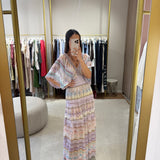 Vestido Emanuelly de Tecido com Tricot | CECILIA PRADO