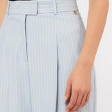 Calça Palazzo com Riscas e fio de Lurex | LIU JO