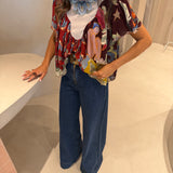 Blusa Lunar Boho Multicolor Manga Curta | FARM RIO