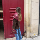 Lenço Estampa Bandana Bordeaux | VIOLETA