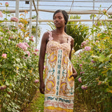 Vestido longo FARM RIO maritime magic