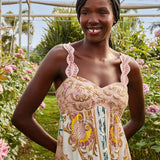 Vestido longo FARM RIO maritime magic