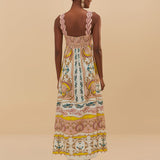 Vestido longo FARM RIO maritime magic