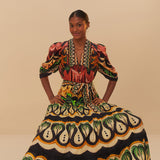Vestido comprido Coconut Tree FARM RIO