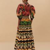 Vestido comprido Coconut Tree FARM RIO
