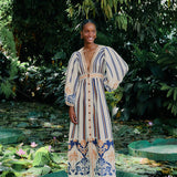 Vestido comprido Pineapple Deco FARM RIO
