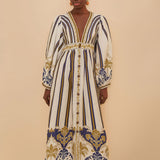 Vestido comprido Pineapple Deco FARM RIO