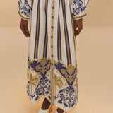 Vestido comprido Pineapple Deco FARM RIO