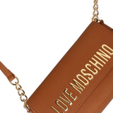 Mala de Ombro Camel com Logotipo | Love Moschino