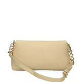 Mala de Ombro Ecru com Logotipo | Love Moschino