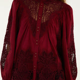 Blusa Berry Garden Bordeaux | FARM RIO