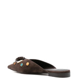 Mules em Camurça com Aplicações | TWINSET